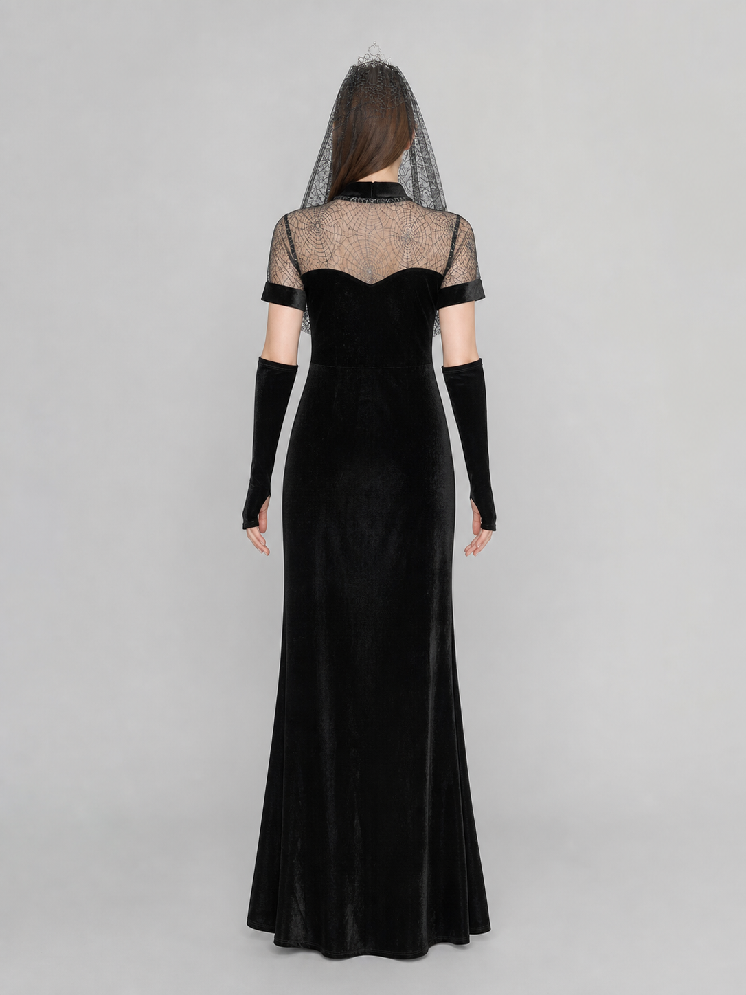 Mavis Cosplay Dress with Headpiece and Arm Cuffs