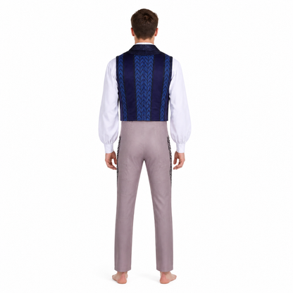 Star Wars Cosplay Costume: Vest, Shirt, and Pants back view