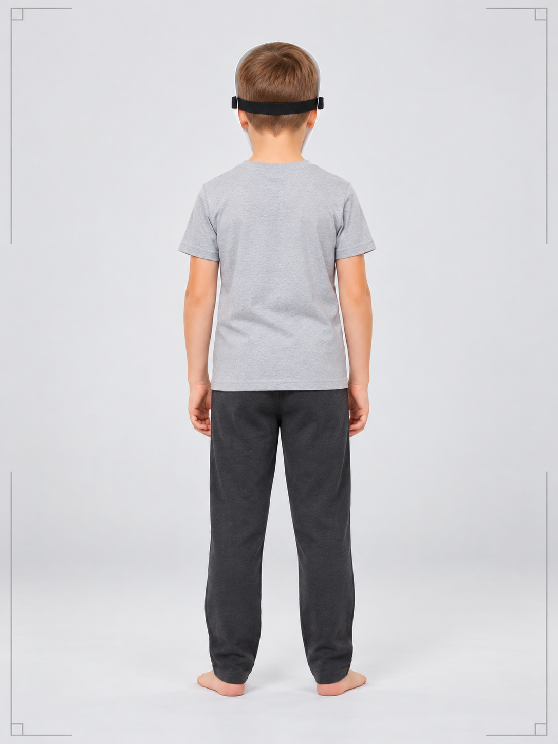 White Full-Face Carnival Mask with Cutouts