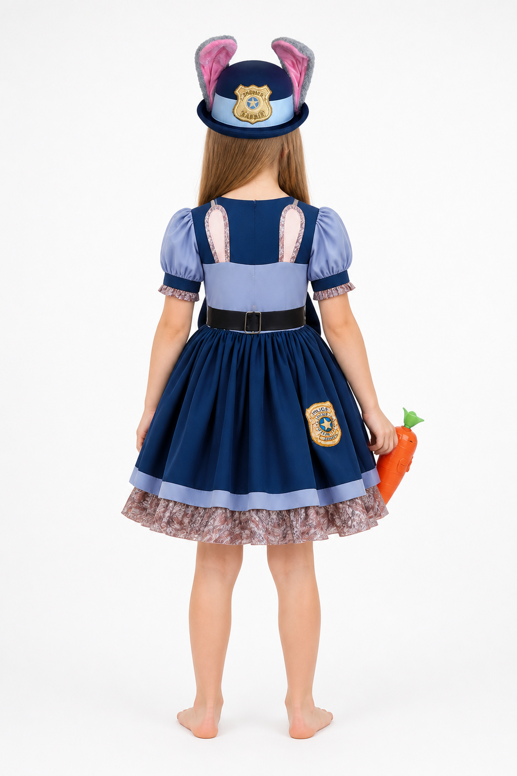 Judy Hopps Police Officer Costume back view