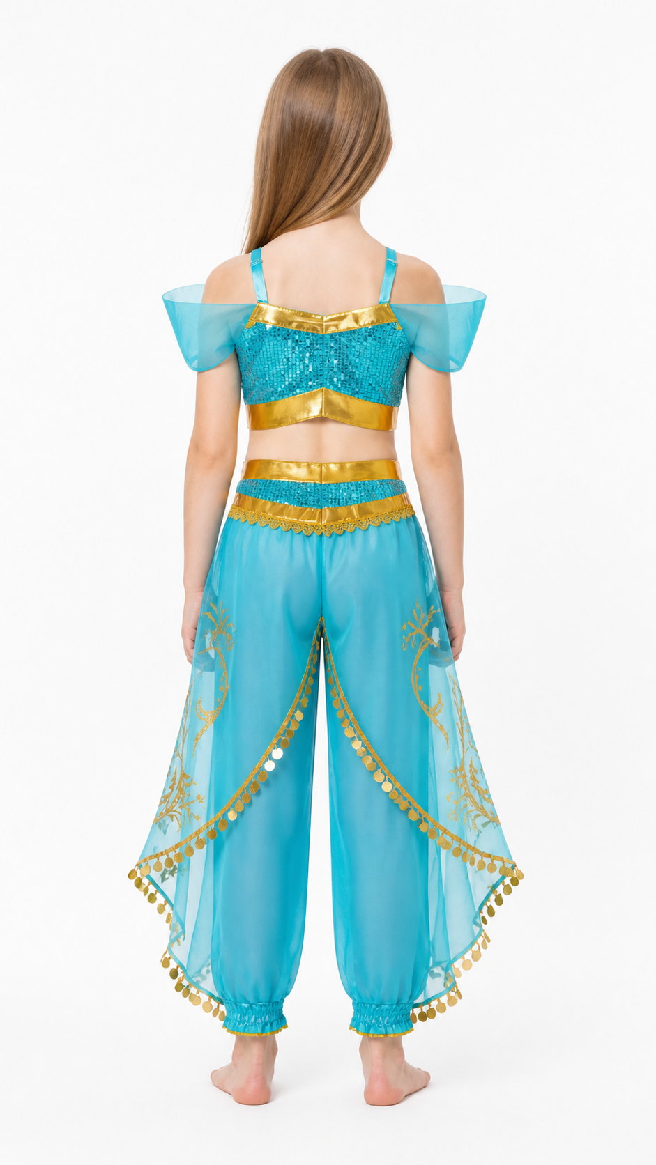 Children’s Sequin and Fringe Costume back view