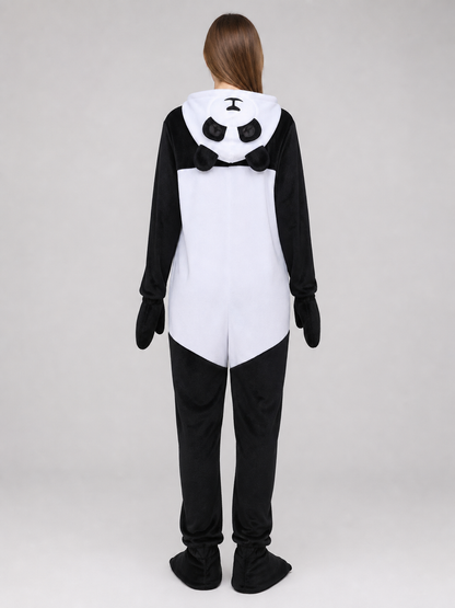 One-piece panda costume for cosplay and themed events