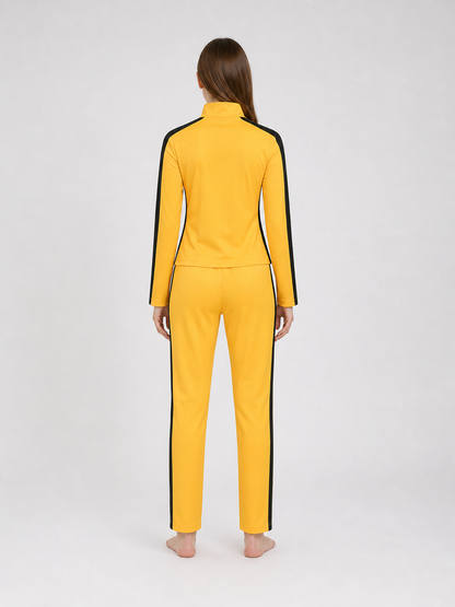Yellow-and-Black Cosplay Tracksuit