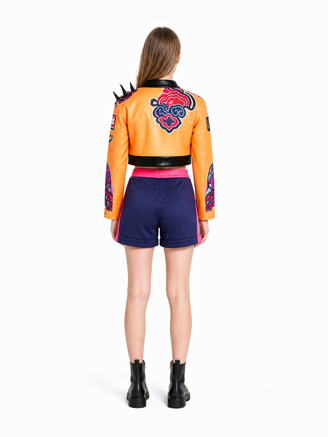 Lumi Cosplay Costume, 3-Piece Set back view