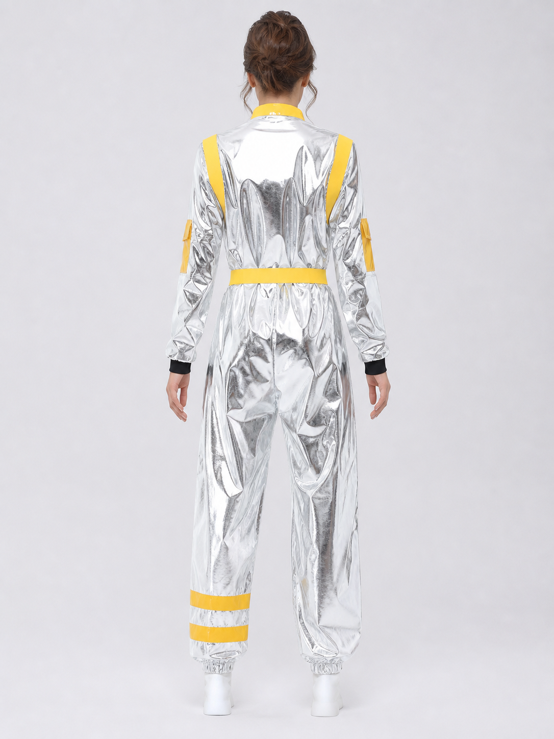 Silver Space Jumpsuit for Cosplay