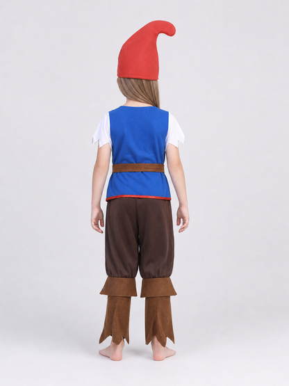 Dwarf costume with beard for parties