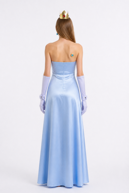 Accessory Set: Crown, Brooch, Earrings, Gloves back view