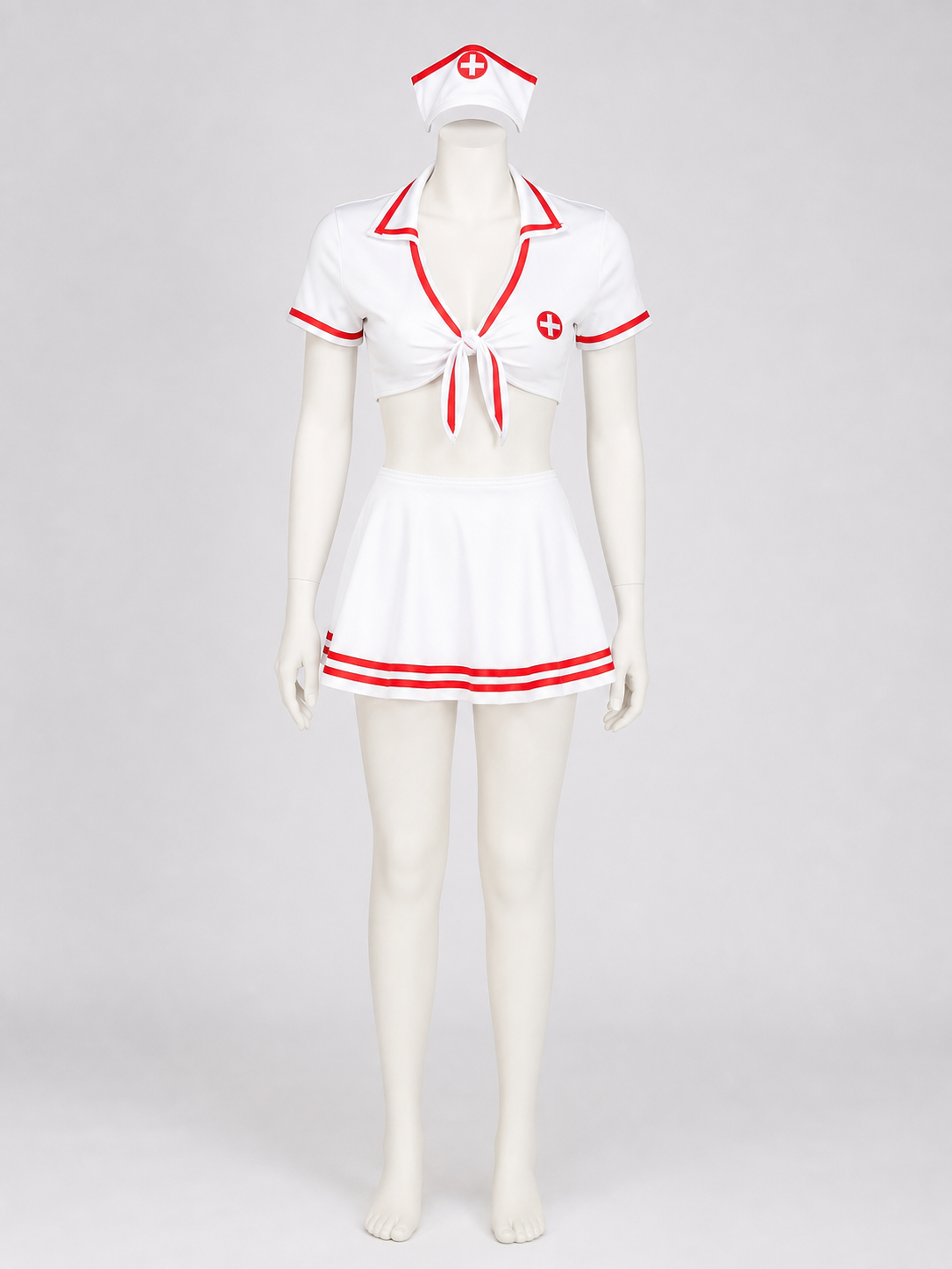 Medical Cosplay Costume with Red Crosses