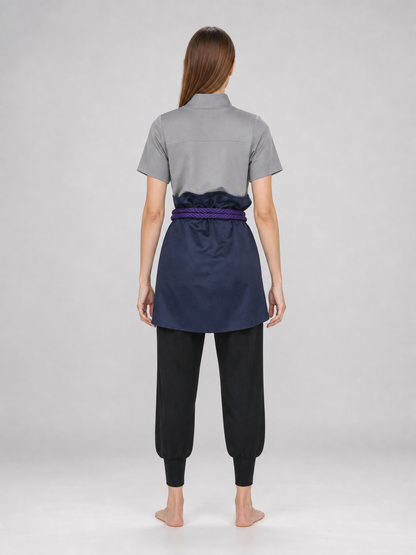 Sasuke Uchiha Cosplay Costume: Top and Pants