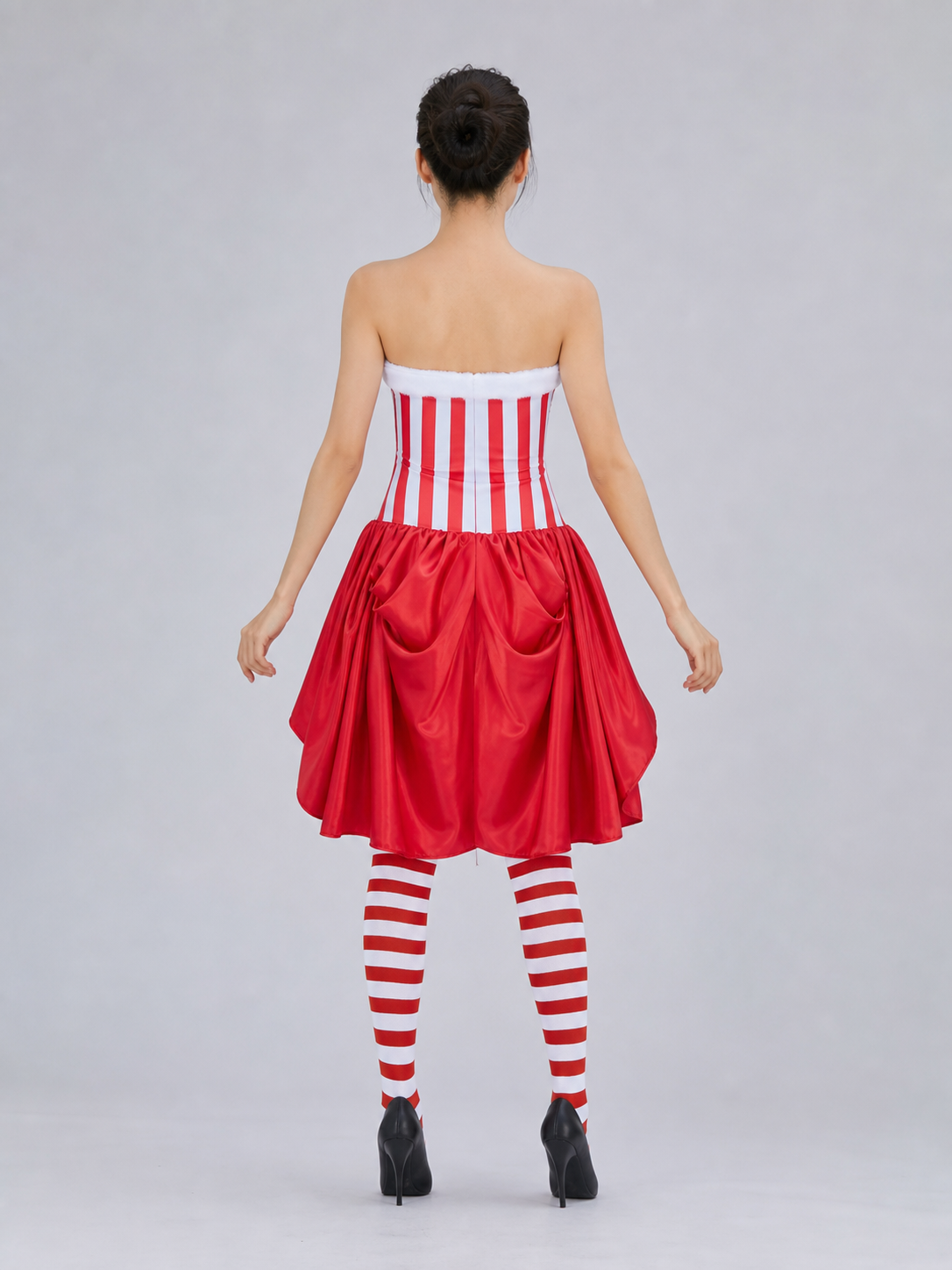 Christmas Cosplay Costume, Stage Outfit back view