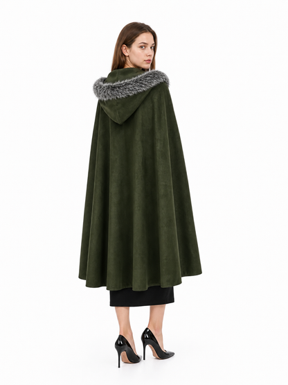 Green Hooded Costume Cloak for Cosplay