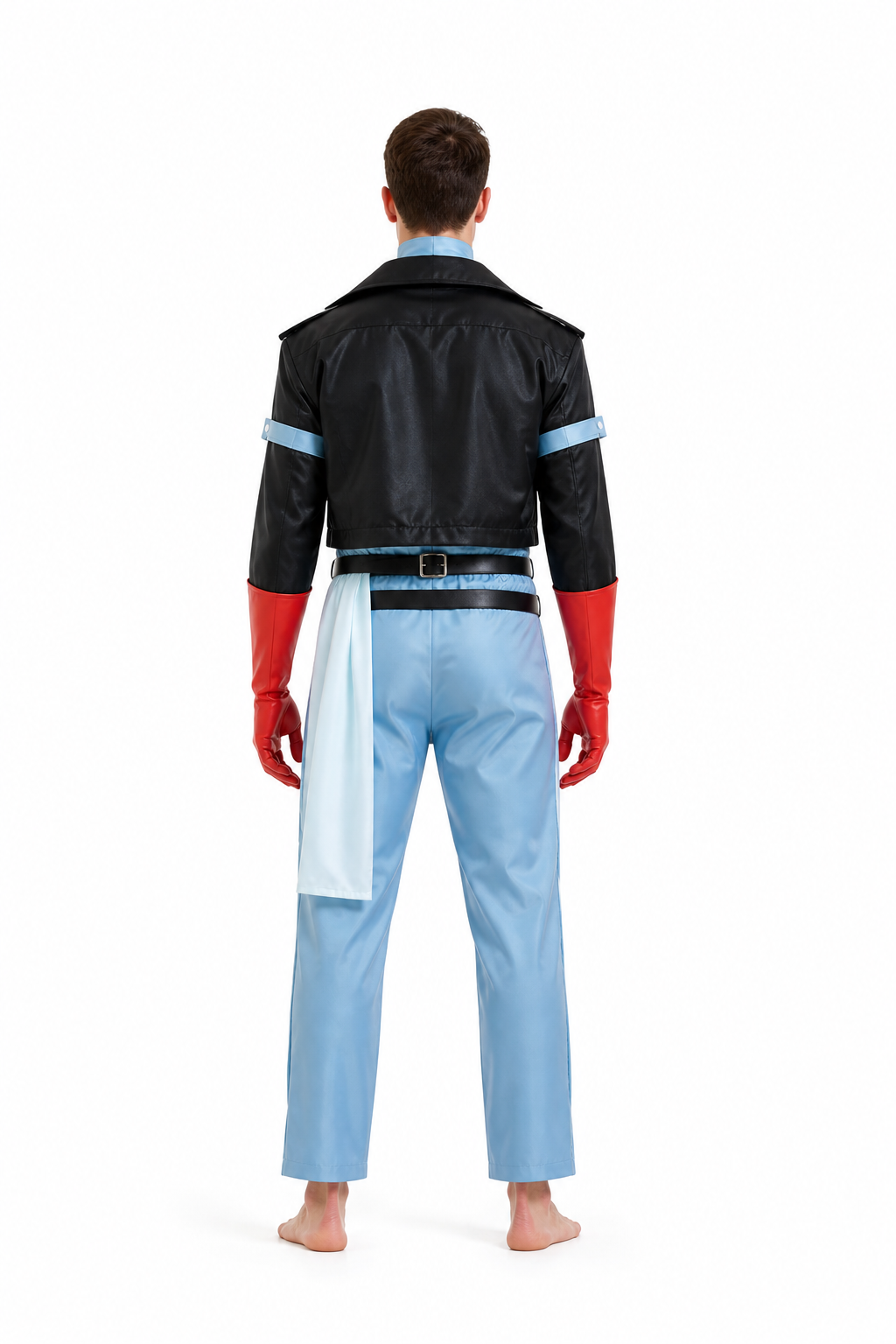 Sabo Cosplay Costume from One Piece with Accessories back view