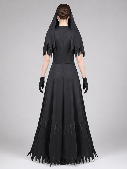 Hooded Religious Robe-Style Costume
