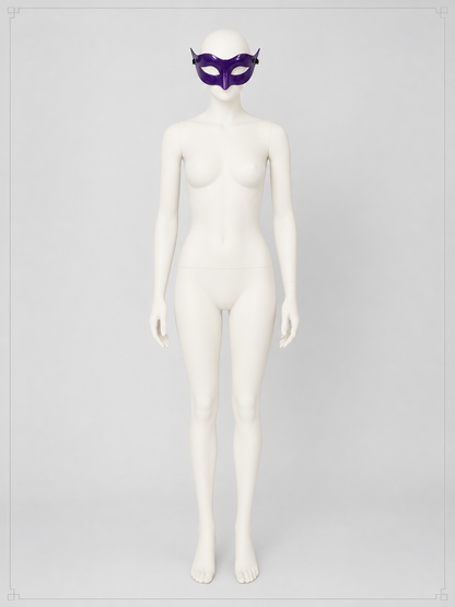 Purple Carnival Mask for Halloween and Cosplay