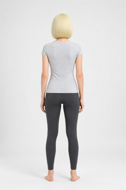 Short blonde bob wig with straight bangs for cosplay