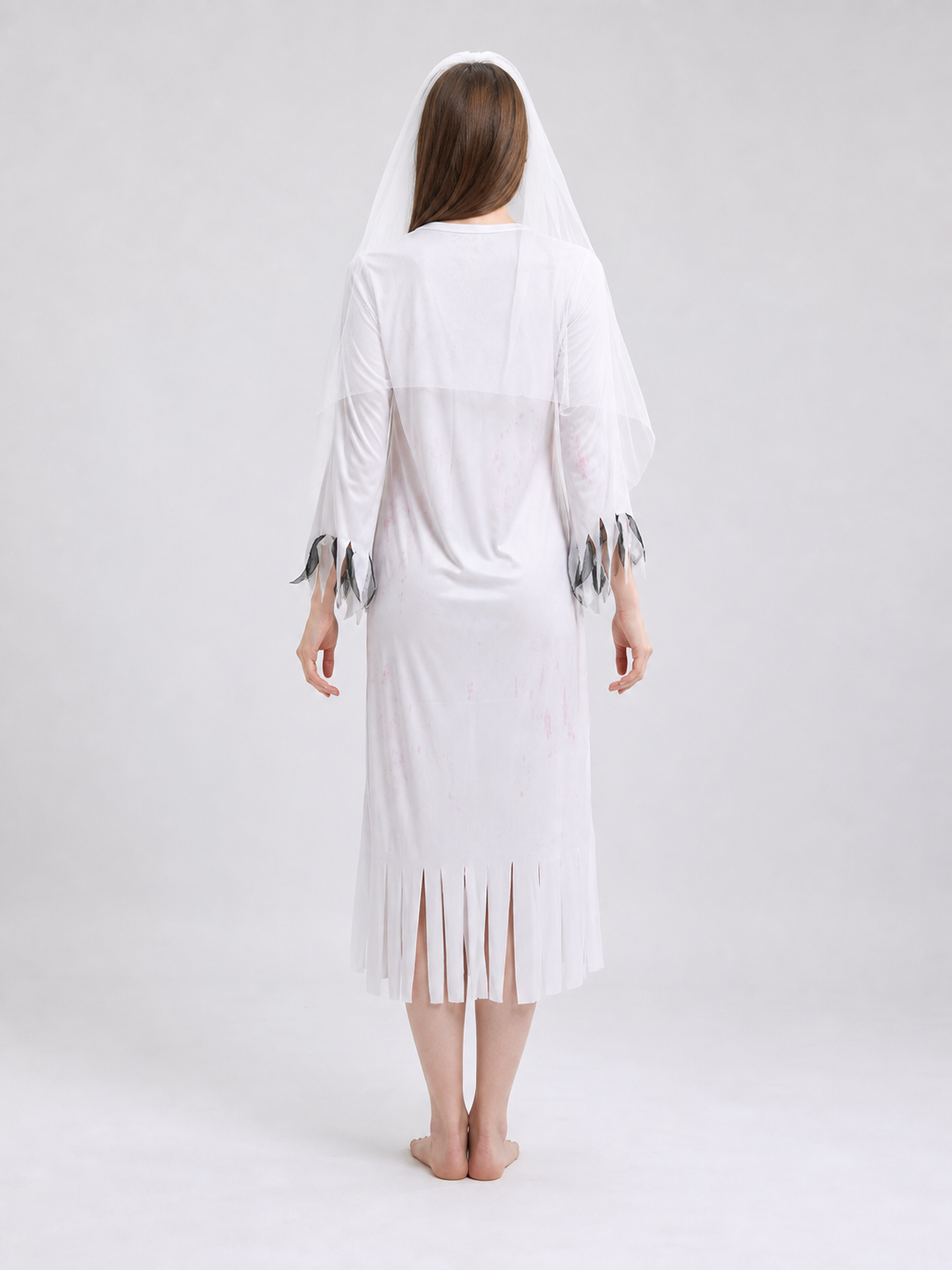 Ghost Costume with Veil for Halloween