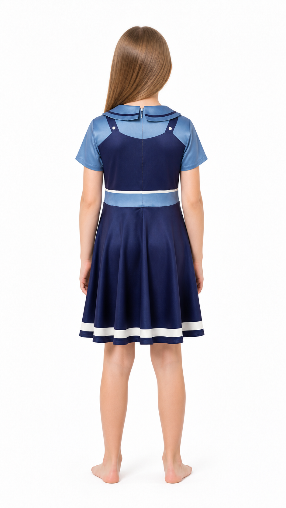Carnival Rabbit Police Officer Dress with Tie back view