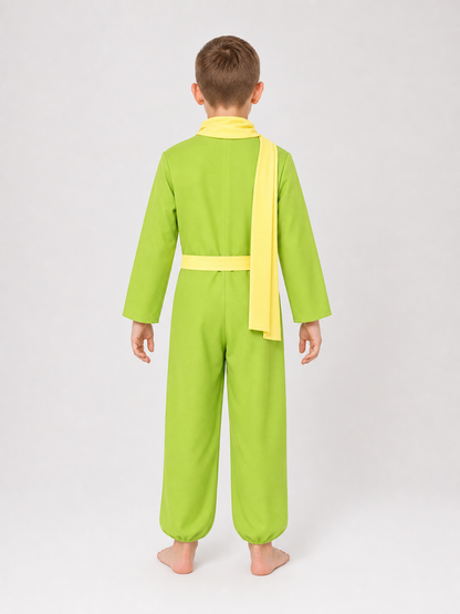 The Little Prince Green Cosplay Costume with Scarf
