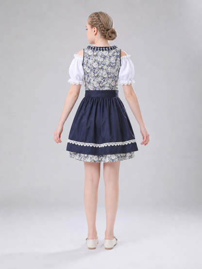 Traditional German-Style Dress with Apron