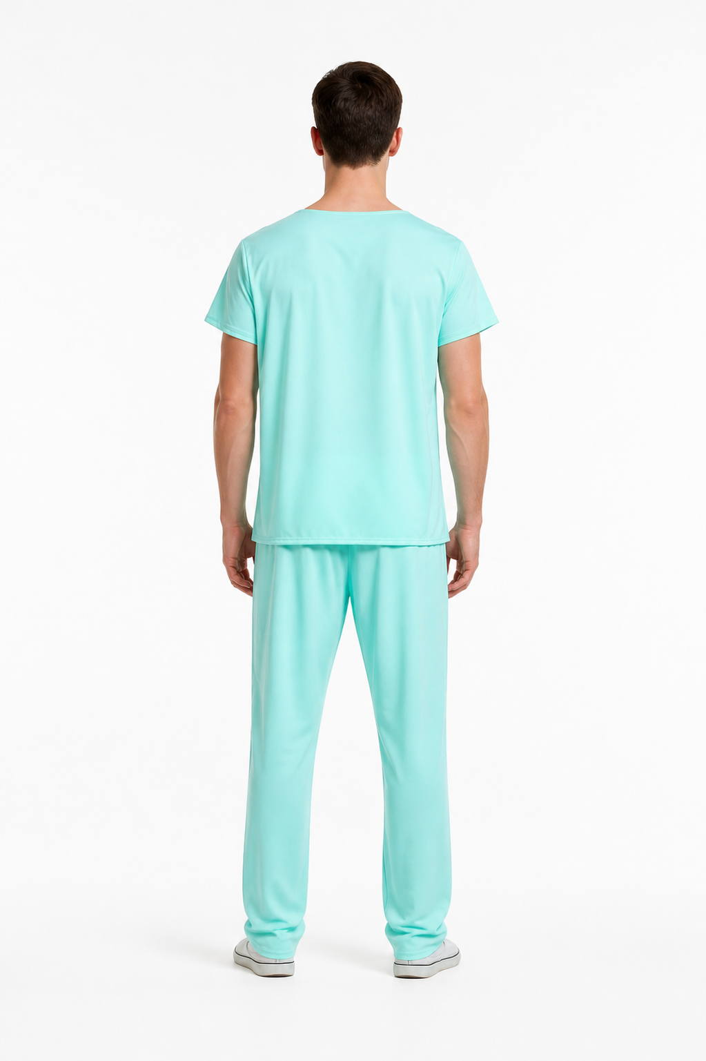 Doctor Costume for Cosplay, Top and Pants, S–XL back view