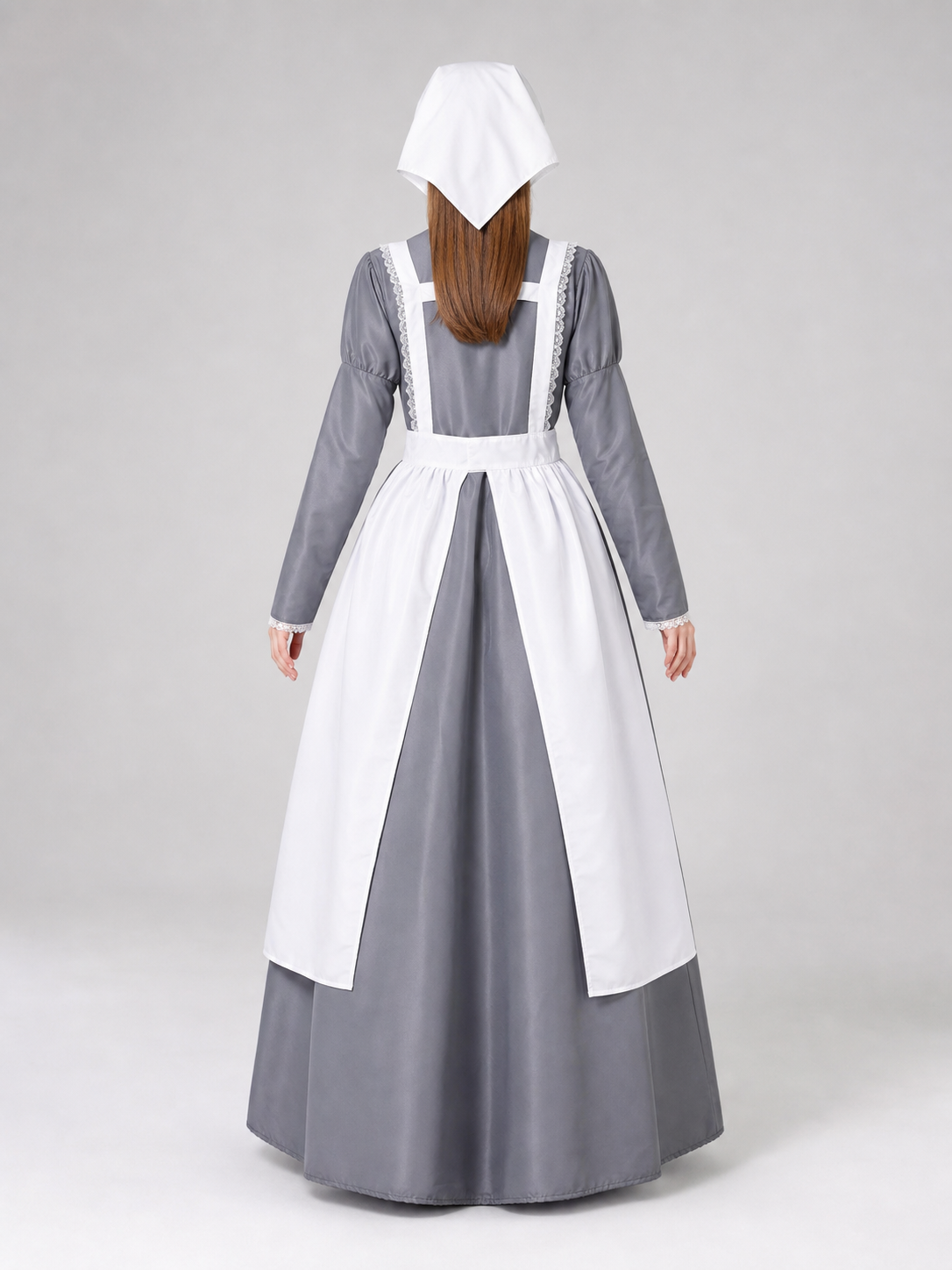 Nurse Costume with Apron and Cap