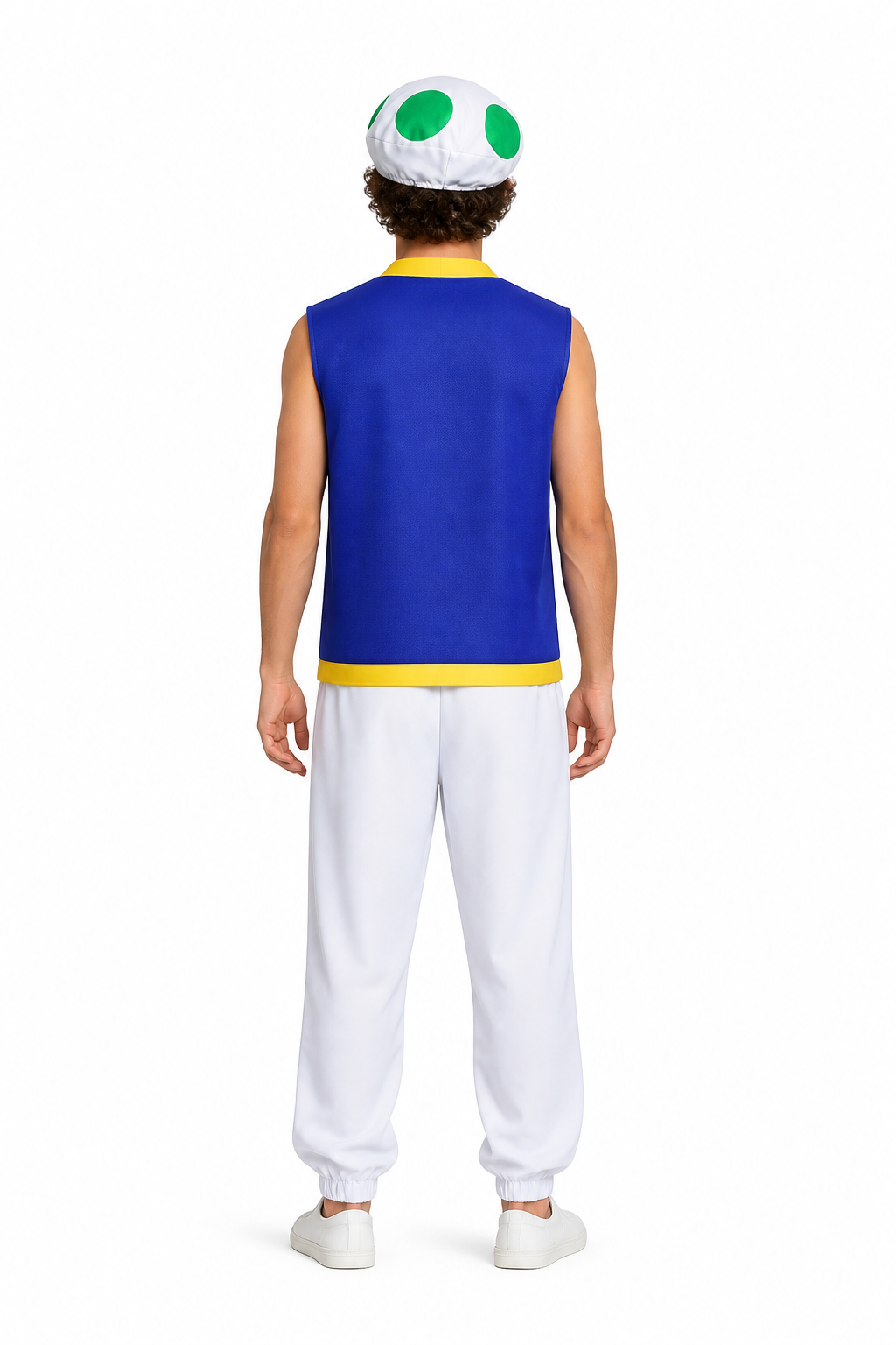 Super Mario Costume with Hat, 3-Piece back view