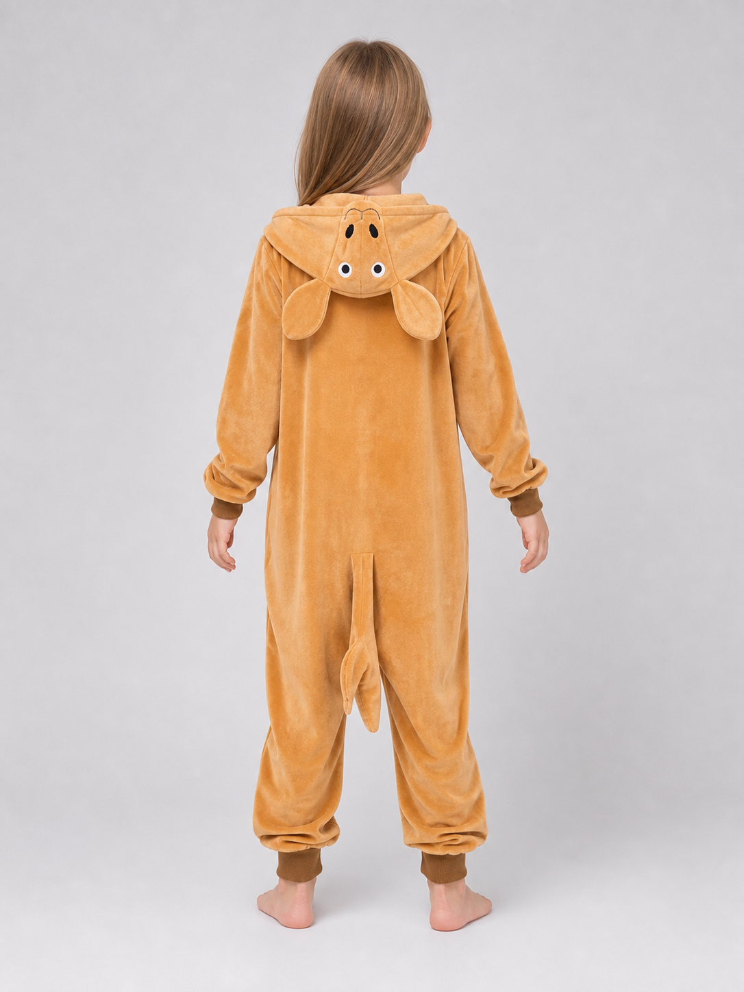 Kangaroo Hooded Costume Jumpsuit