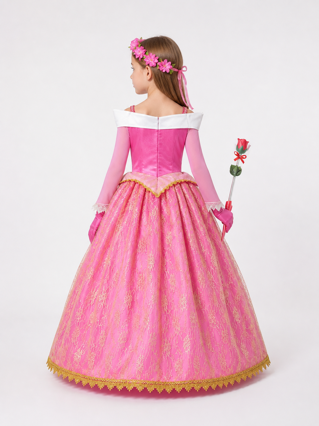 Princess Costume for Halloween and Cosplay back view