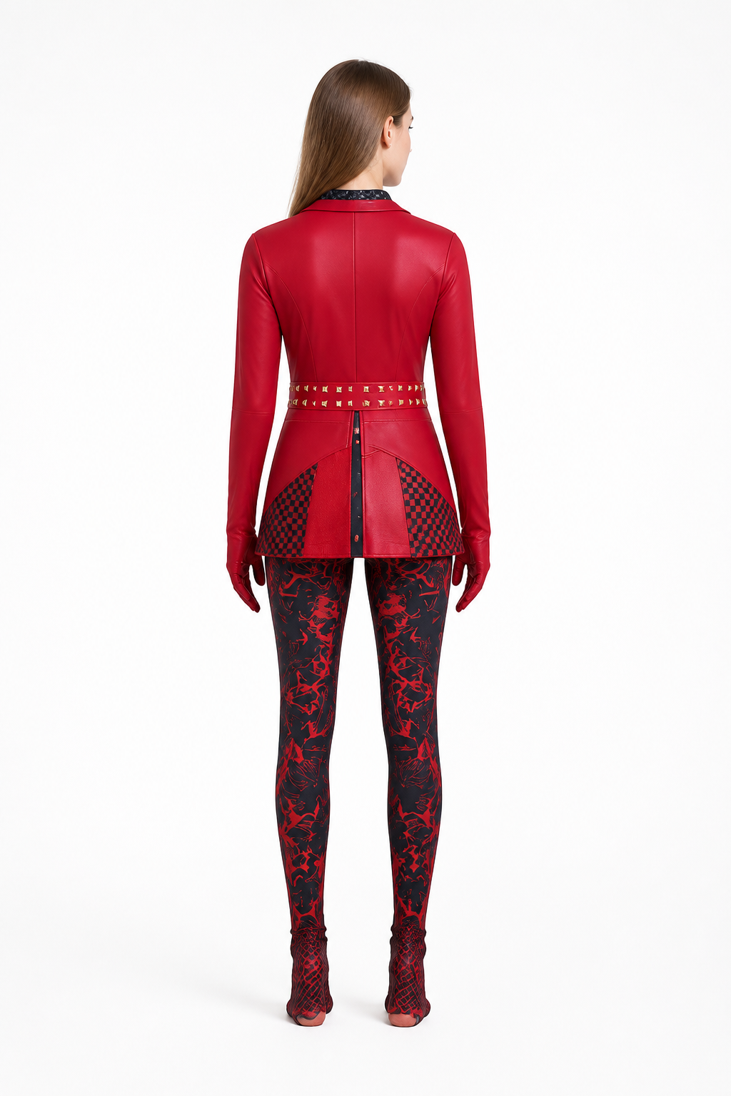 Character Costume Jumpsuit with Long Sleeves back view