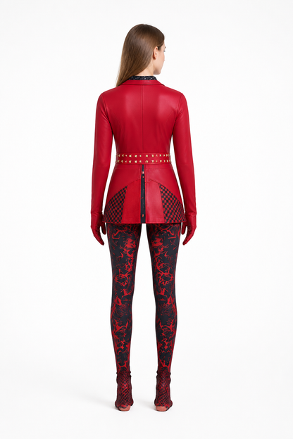 Character Costume Jumpsuit with Long Sleeves back view