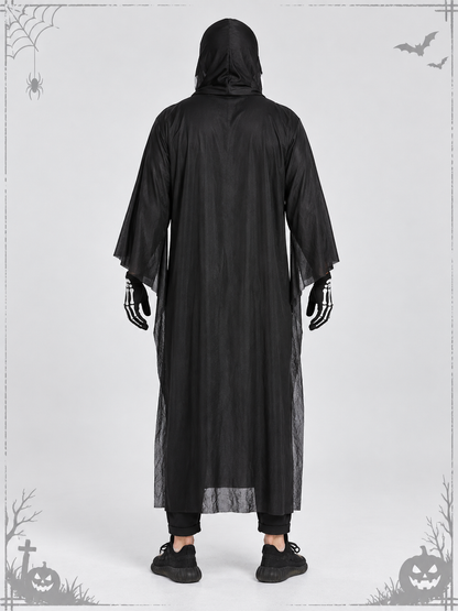 Skeleton Halloween Costume with Mask and Gloves