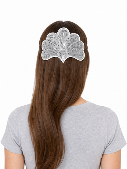 Carnival Headdress with White Feathers