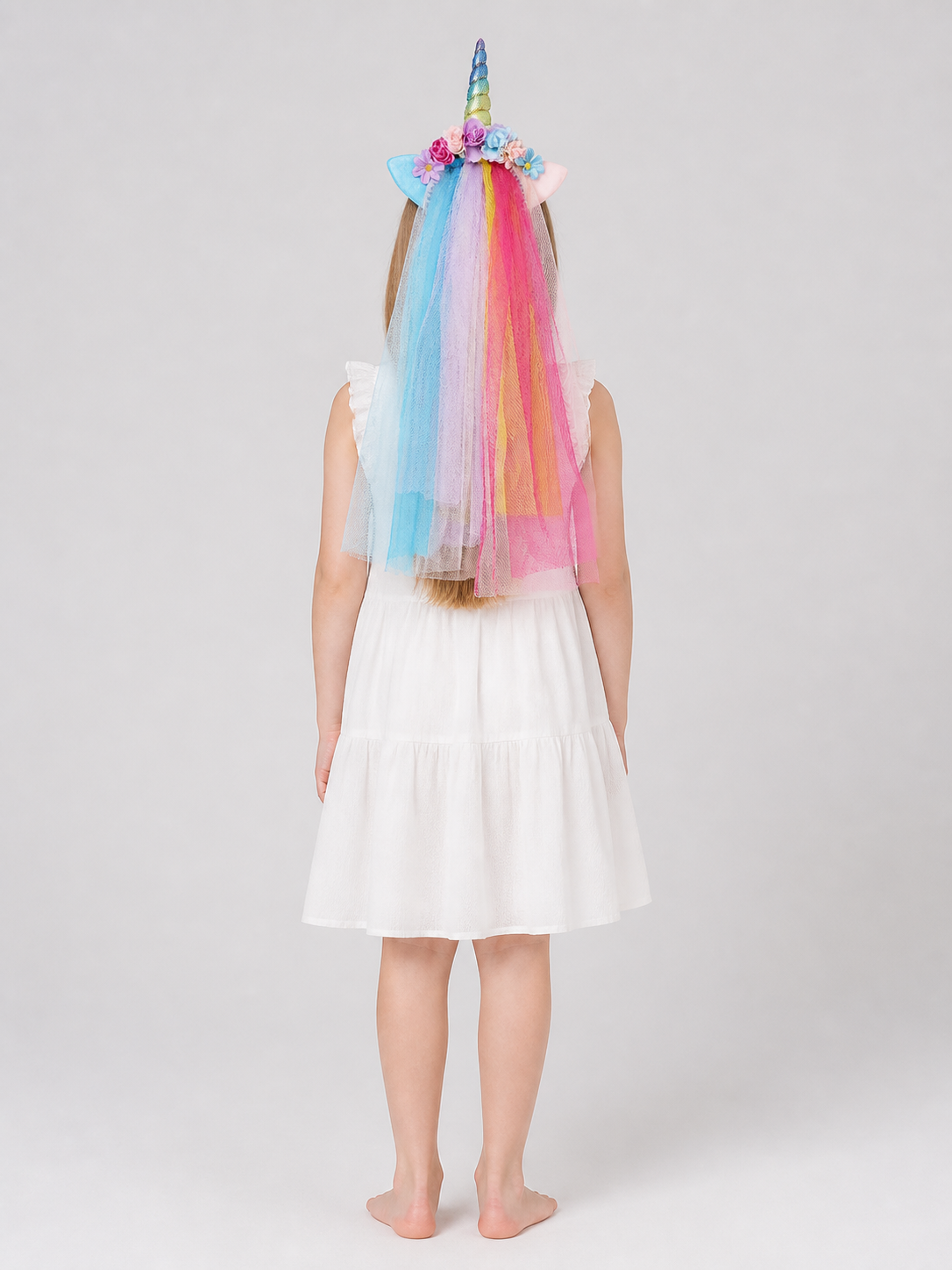 Unicorn Carnival Headband for Halloween back view