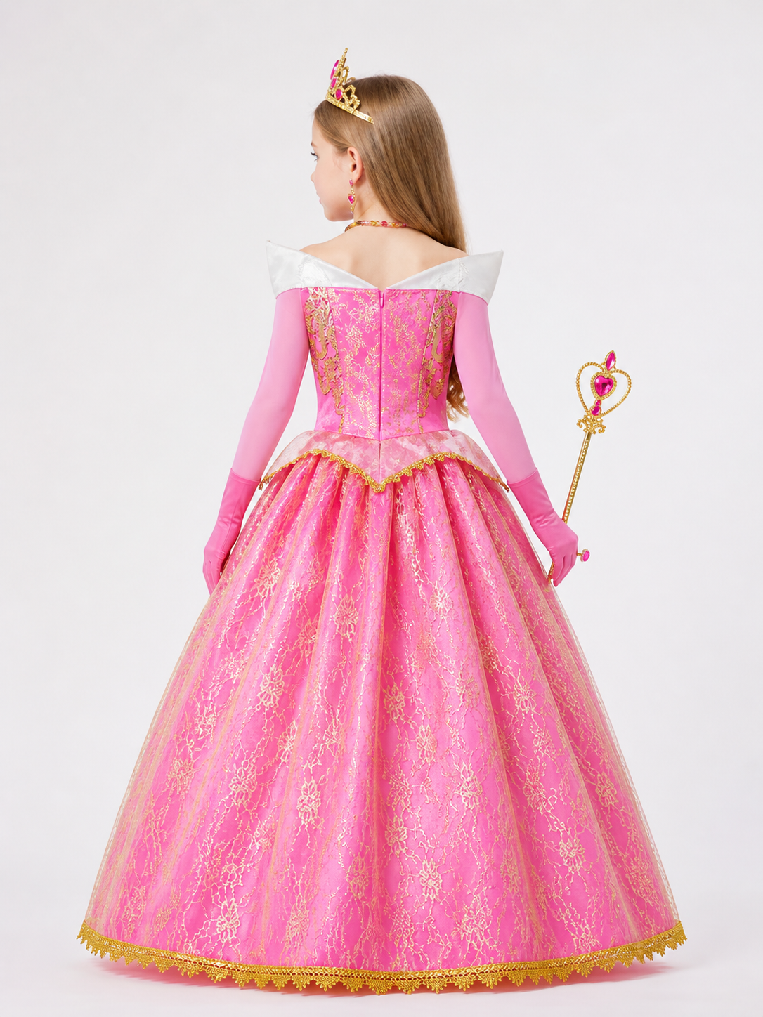 Princess Costume for Halloween and Cosplay back view