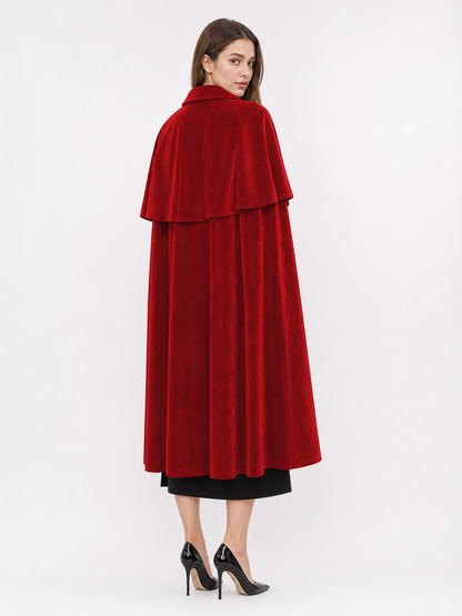 Dark Red Vampire Costume Cape