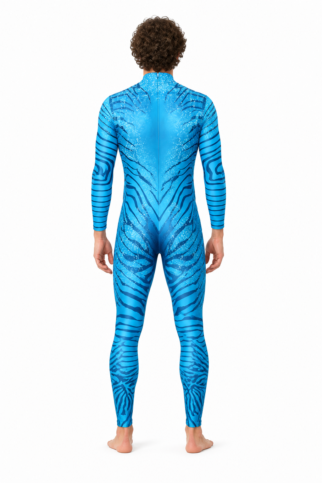 Avatar Alien Jumpsuit, Blue One-Piece back view