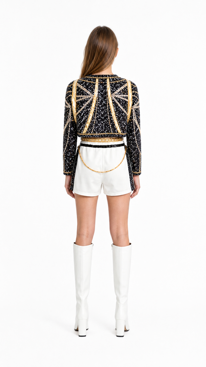 Stage Character Costume, 3-Piece Set back view