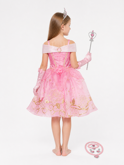 Pink Dress Princess Costume for Halloween