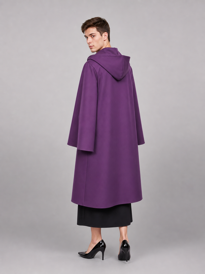 Purple Carnival Cape with Hood