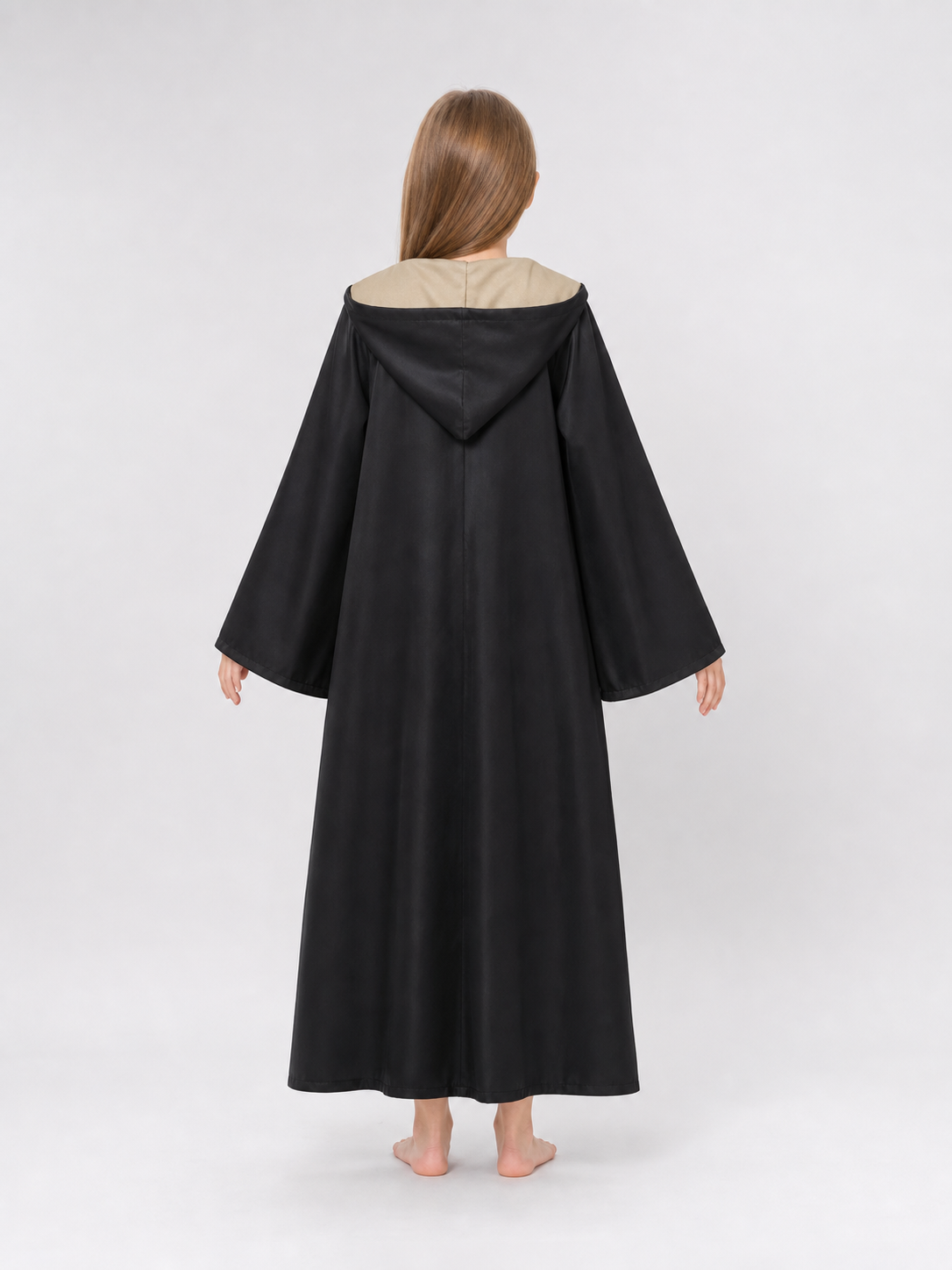Halloween Wizard Costume with Robe and Hat back view 2