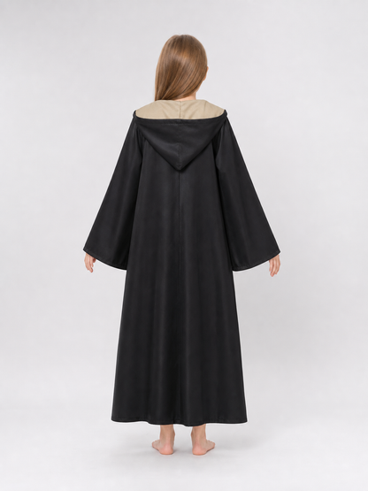 Halloween Wizard Costume with Robe and Hat back view 2
