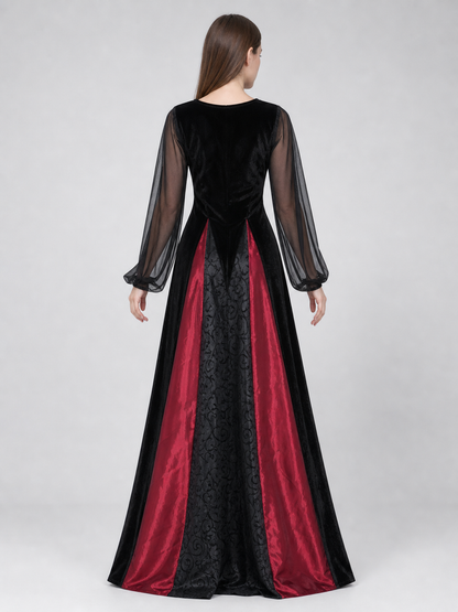 This striking gothic-style costume is designed for expressive looks at