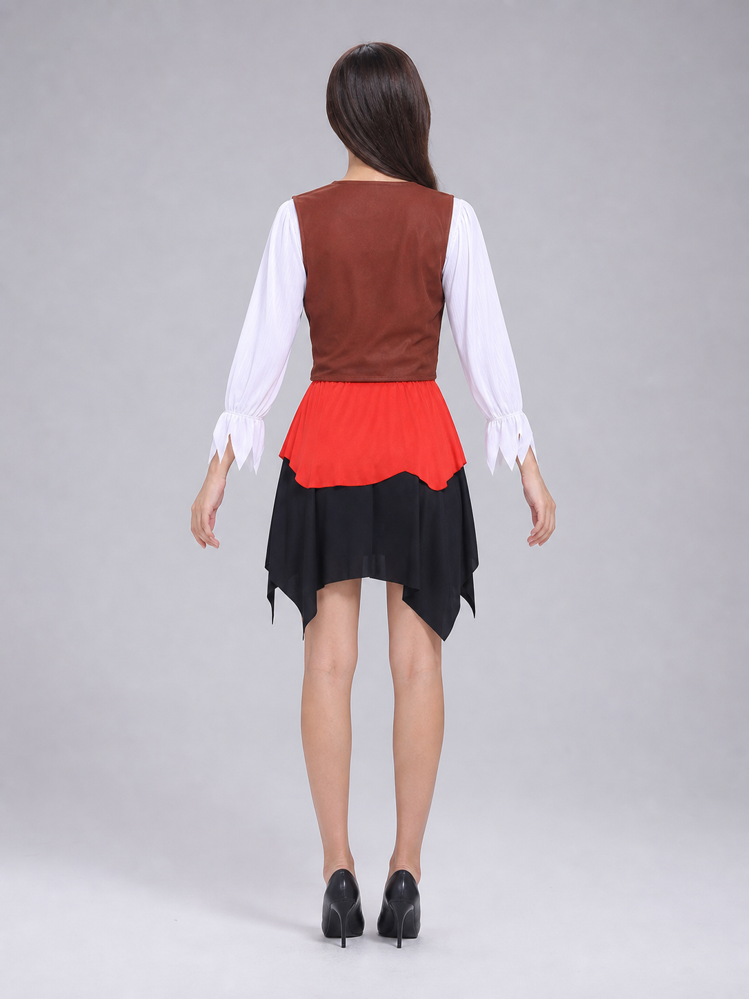 Pirate Costume with Corset and Scarf