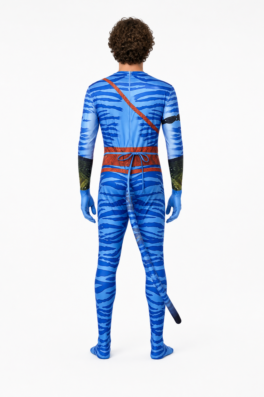 Children's Avatar Cosplay Jumpsuit back view