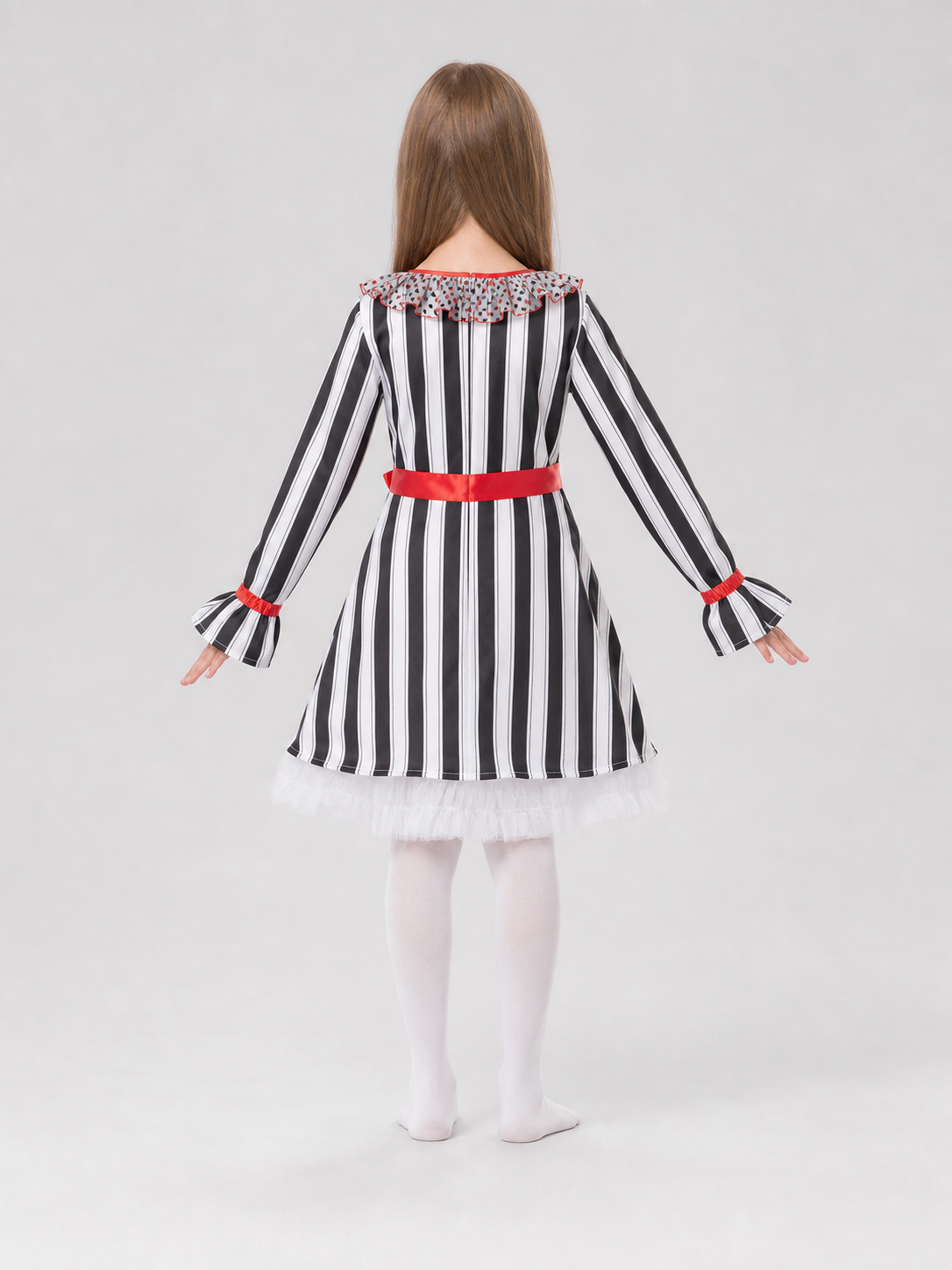 Striped Clown Costume for Halloween