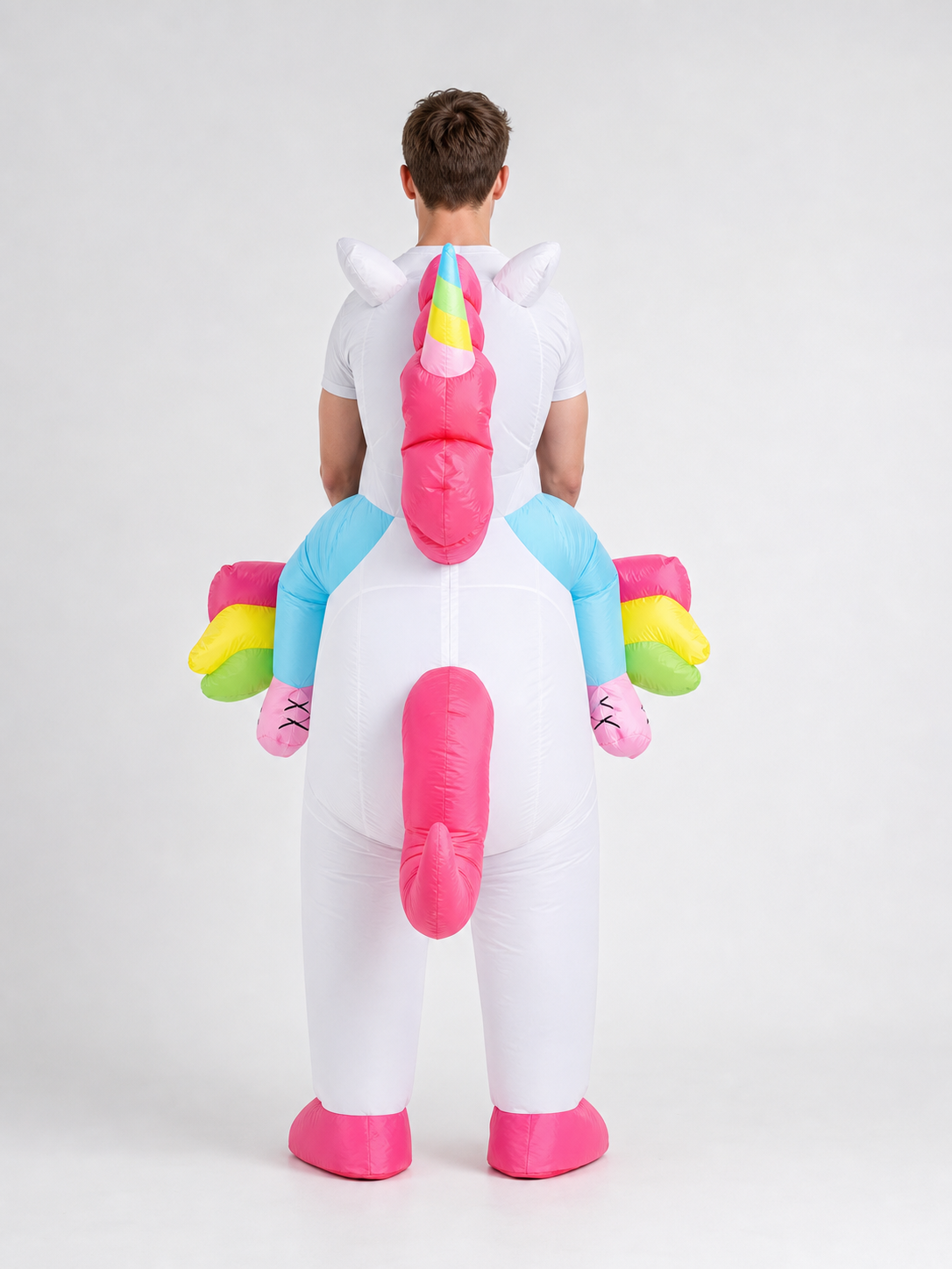 Inflatable Costume: Unicorn, Shark, or Alien