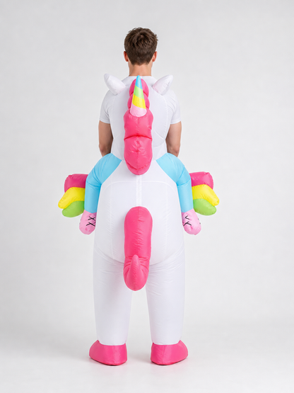 Inflatable Costume: Unicorn, Shark, or Alien