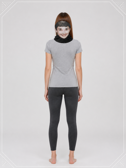 Realistic Face Cosplay Mask for Halloween back view