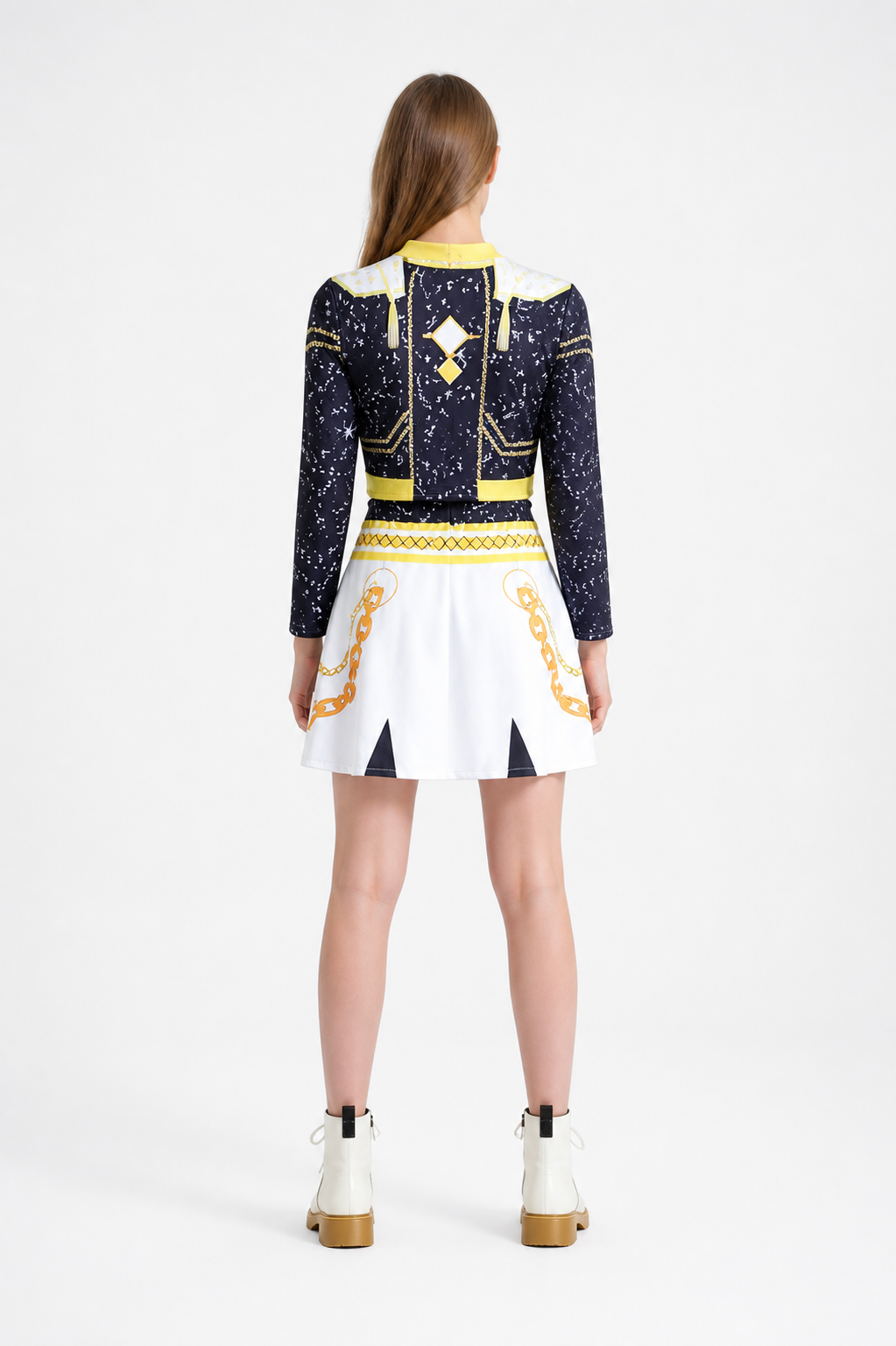 Children’s Costume: Top and Skirt with Gold Detailing