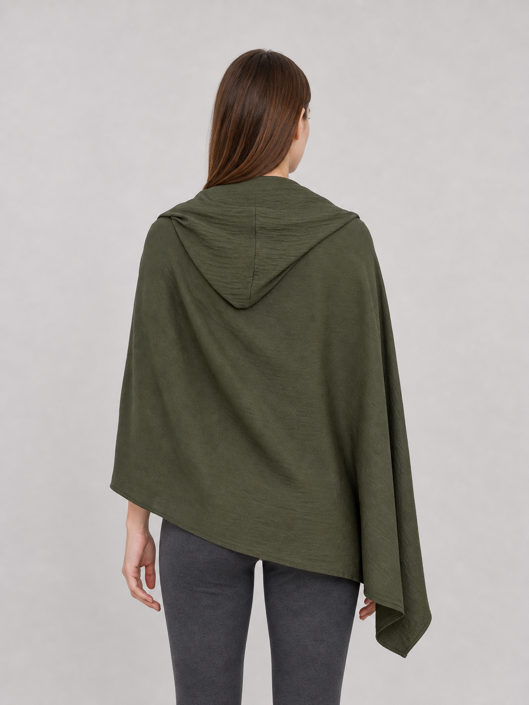 Green Carnival Hooded Cape